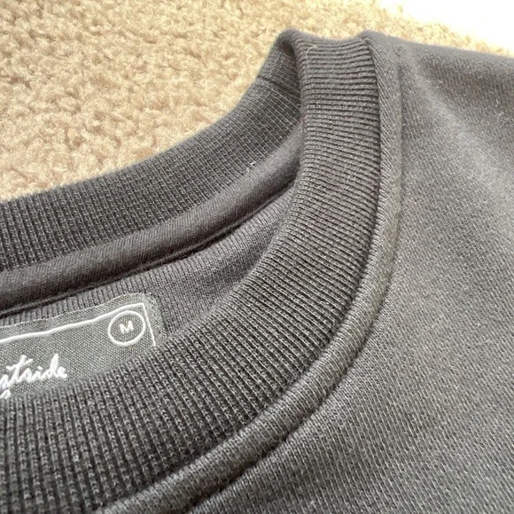 Eastside Golf Core Fleece Crew Script Logo Black Men Sweatshirt Size M NEW - Picture 5 of 10